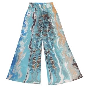 Le Galeriste Long High Rise Flowy Wearable Artistic Pants S